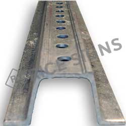 2# Per Foot Galvanized Steel U-Channel Sign Posts